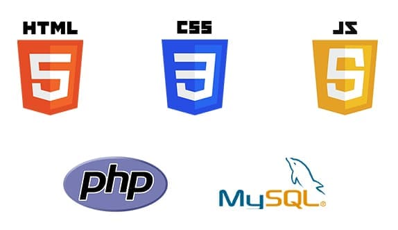 Html, css, js, php, mysql