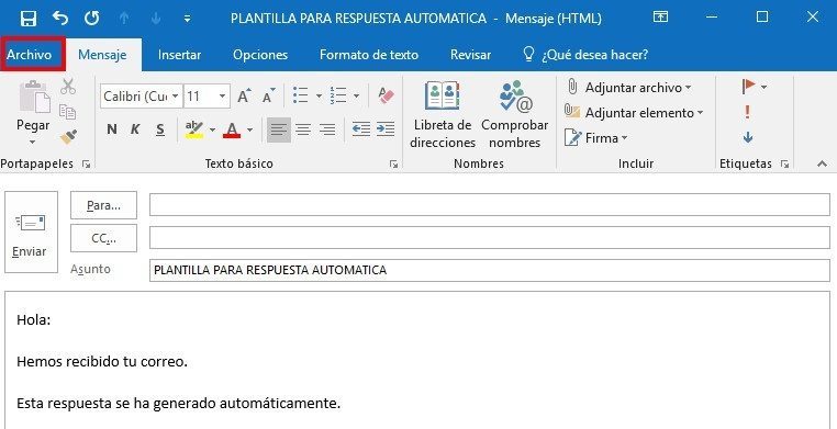 configurar correo outlook