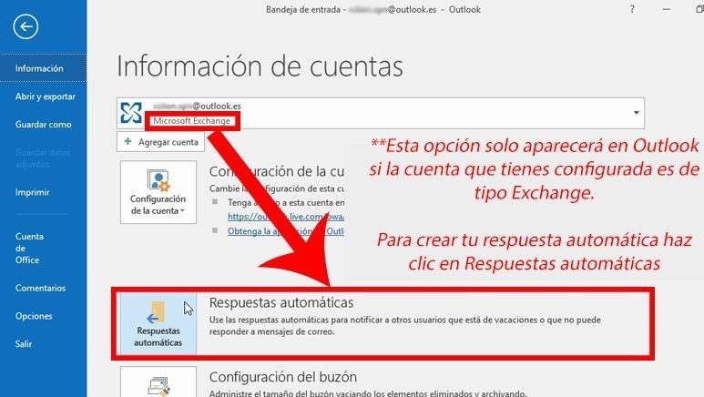 configurar correo outlook