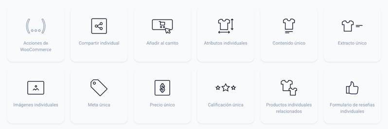 wiggets de WooCommerce de JetWooBuilder
