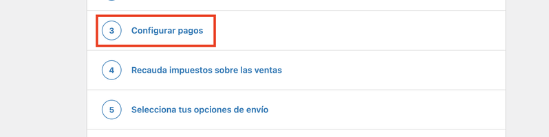  paso para configurar los pagos en WooCommerce