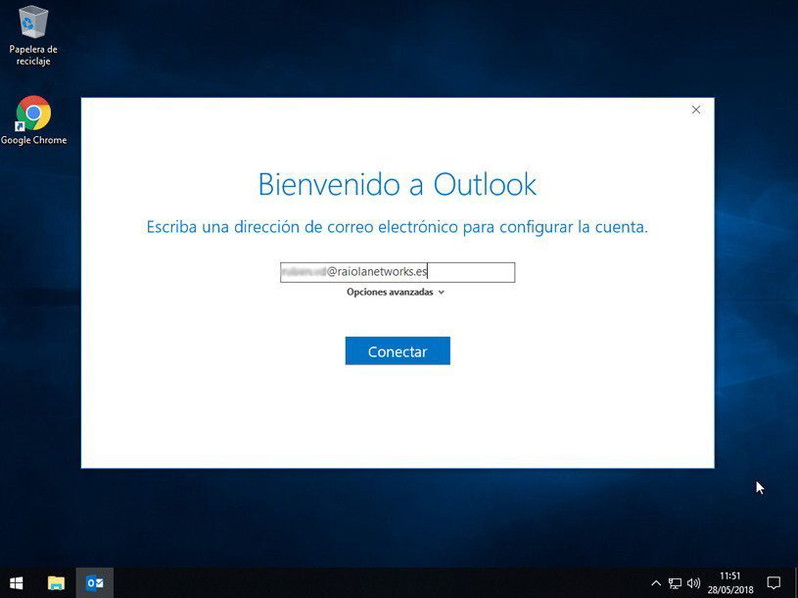 Configurar correo Outlook