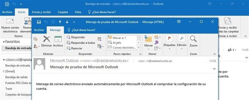 configurar correo Outlook