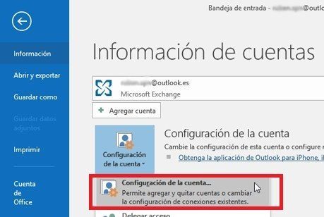 Configurar Correo Outlook