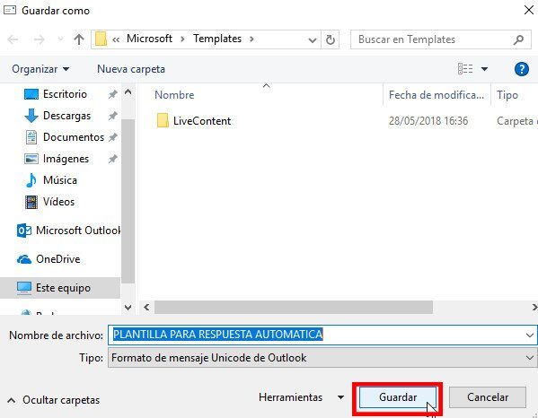 configurar correo outlook