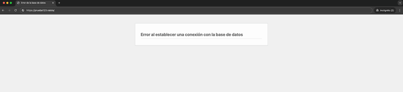 Error de conexión a la base de datos por wp-config.php mal configurado Error al establecer conexión con la base de datos en WordPress