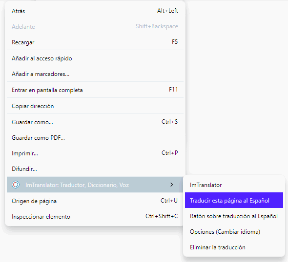 Cómo traducir una página desde el navegador Opera