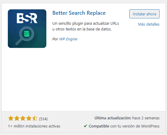 Better Search replace