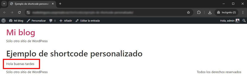 Cómo crear un shortcode personalizado en WordPress