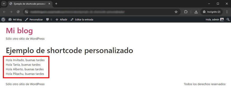 Cómo crear un shortcode con parámetros en WordPress