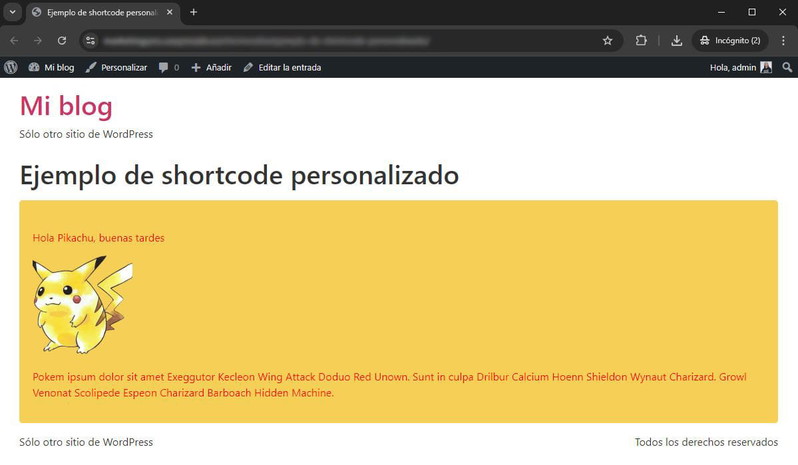 Cómo crear un shortcode con apertura y cierre