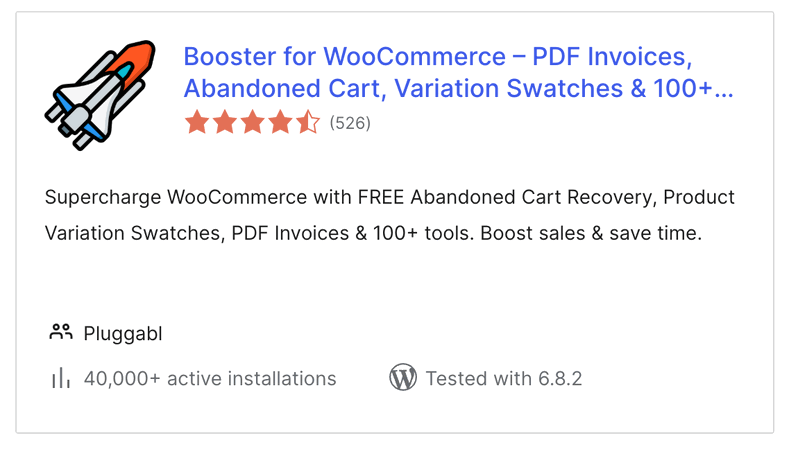 Booster for WooCommerce