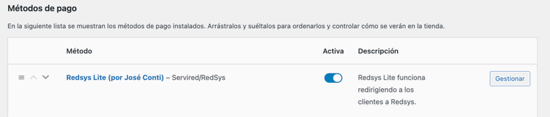 Activar Redsys a entorno real en WooCommerce
