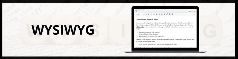Qué es un editor WYSIWYG