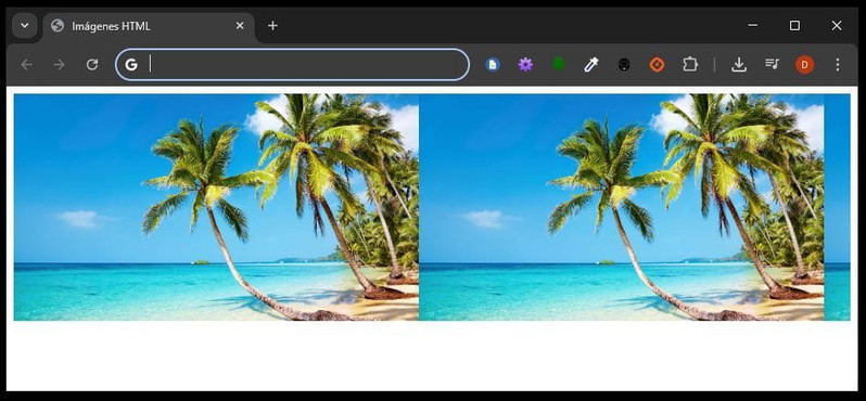 Ejemplo de imagen de fondo que se repite con background-repeat