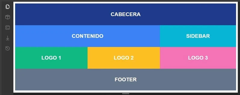 Crear filas y columnas por áreas en un grid