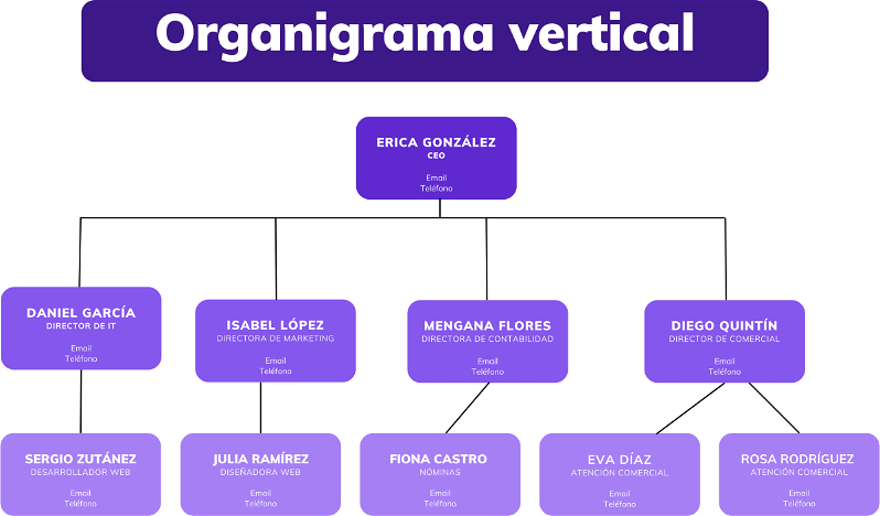 Organigrama vertical