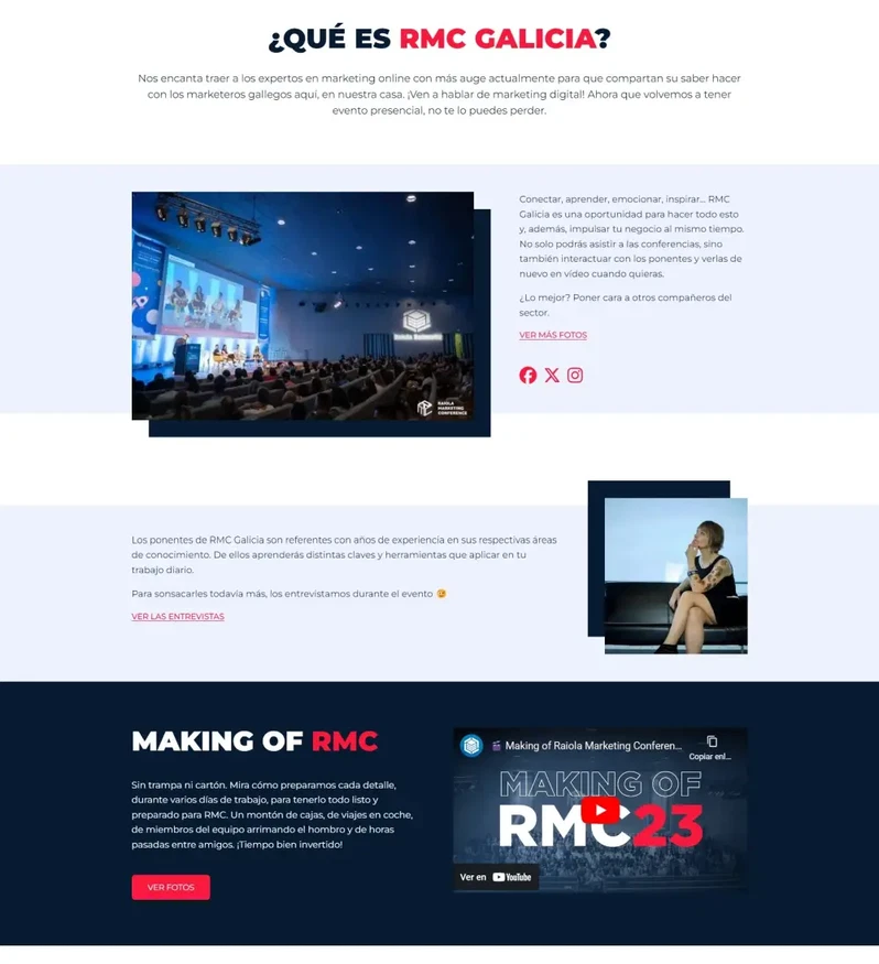 Ejemplo de one page RMC