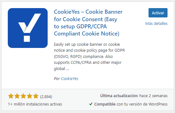 Plugins de cookies cookieyes