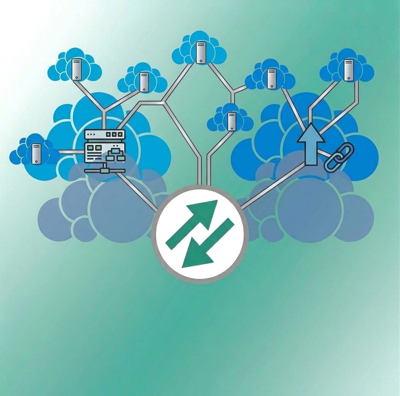 Arquitectura distribuida de OwnCloud sincronizando varios nodos en la nube