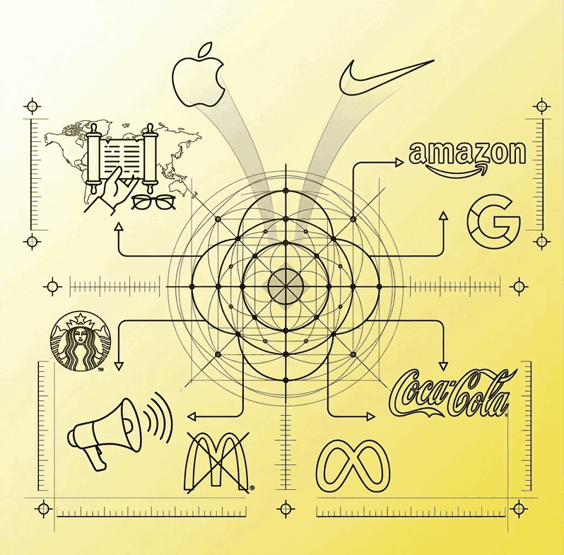 Logos de marcas reconocidas y branding Qué es el branding y en qué se diferencia del logo