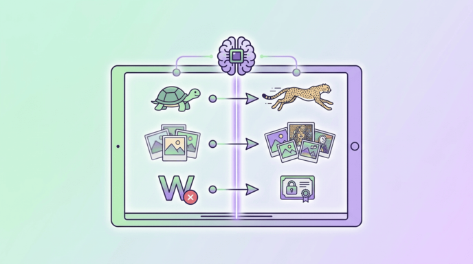 Ejemplo visual del proceso para generar imágenes con inteligencia artificial