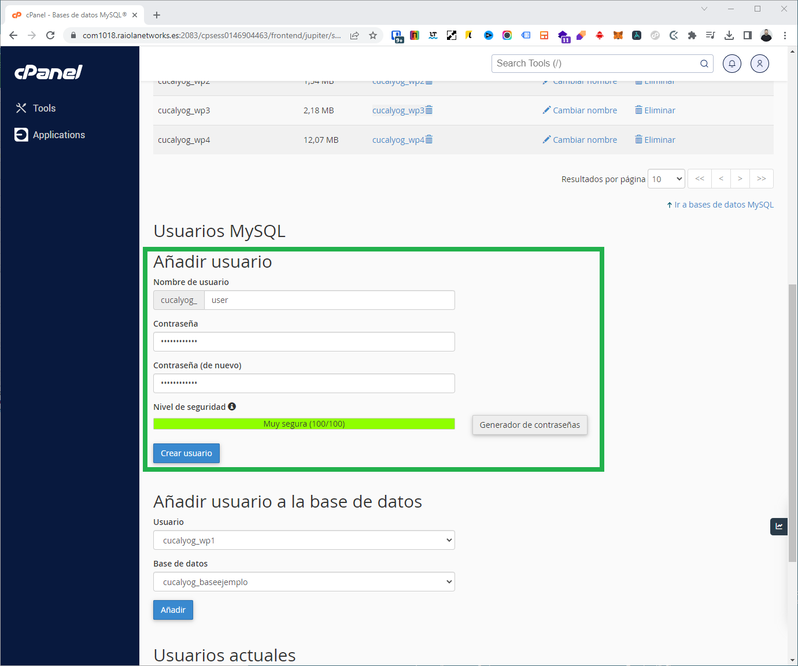 Cómo Crear Una Base De Datos Mysql Mariadb En Cpanel 5545