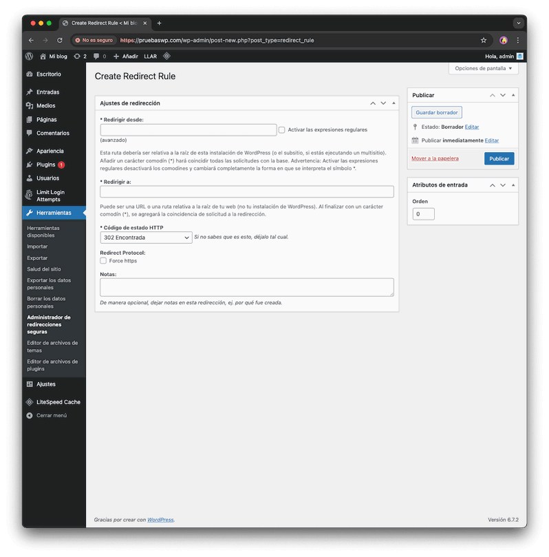 Safe Redirect Manager