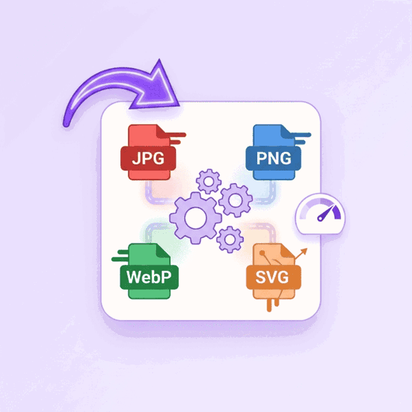 Formatos de imagen: JPG, PNG, GIF, WEBP, JPEG, etc.