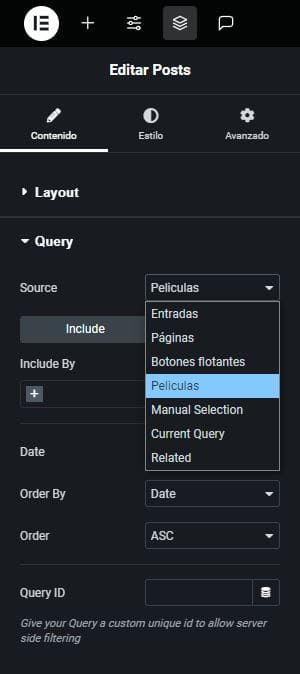 Cómo mostrar un listado de entradas de un Custom Post Type con Elementor