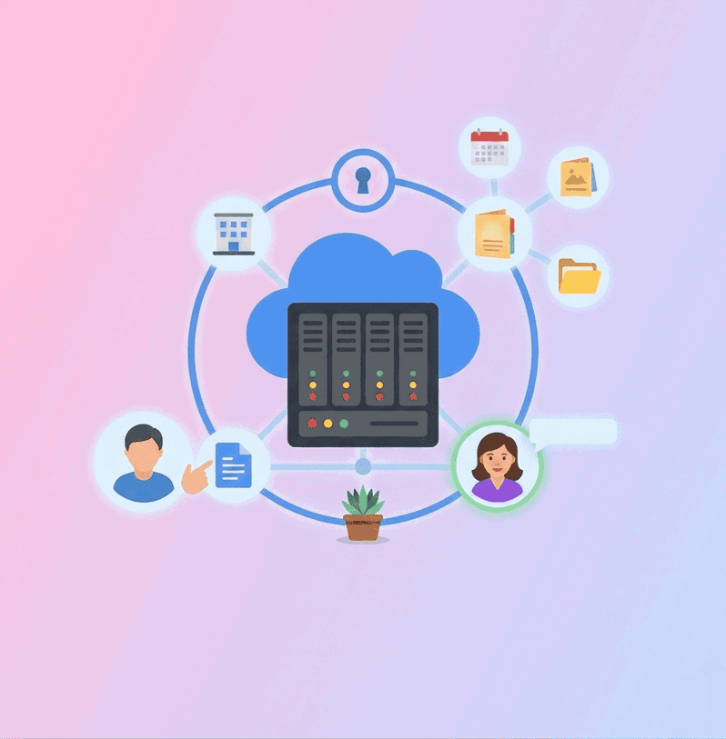 Funcionamiento y recursos de una intranet corporativa Esquema del funcionamiento de una intranet corporativa y los recursos que comparten los equipos de una empresa