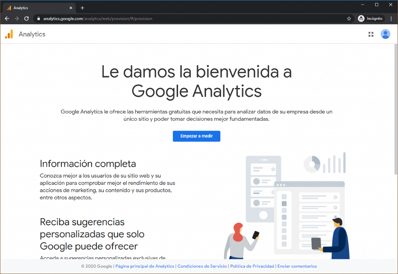 Bienvenida a Google Analytics