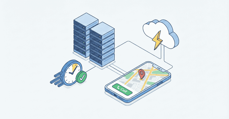 Velocidad de hosting y carga web influyendo en el SEO local