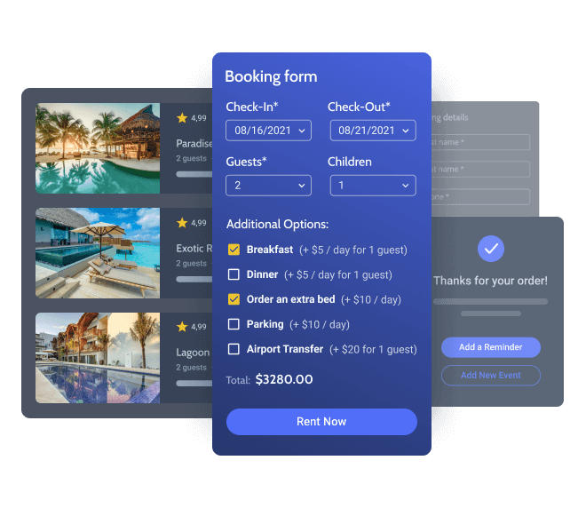 jetbooking plugin de reservas online WordPress