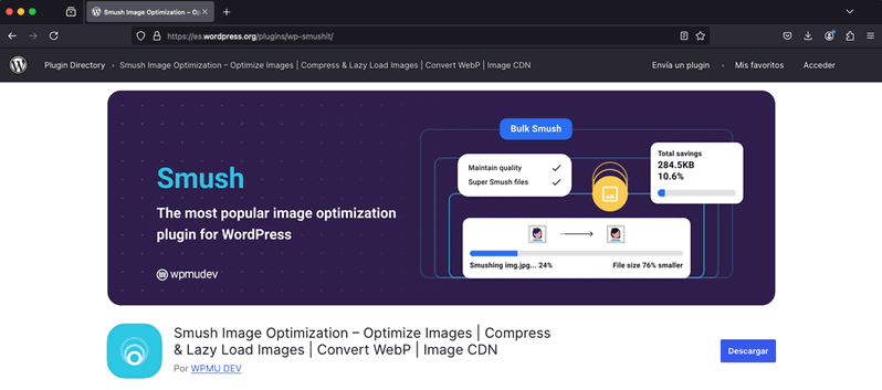 Smush Image Optimization