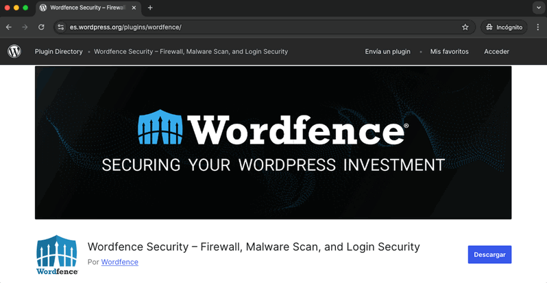 Mantenimiento de WordPress seguridad