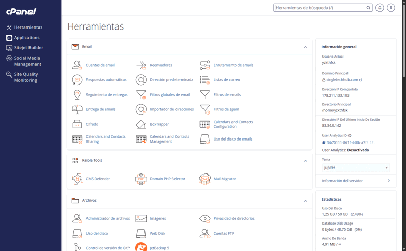 cpanel hosting code raiola networks