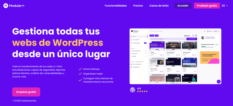 Modular ds gestión Multiples WordPress