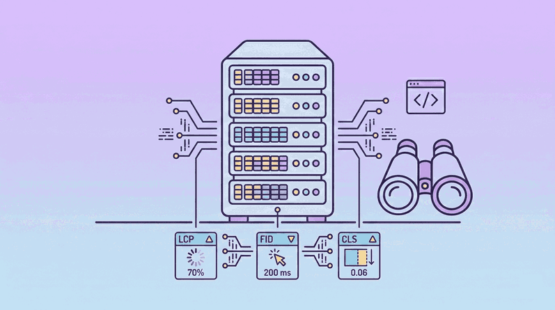 Optimización de Core Web Vitals e infraestructura técnica frente a la competencia