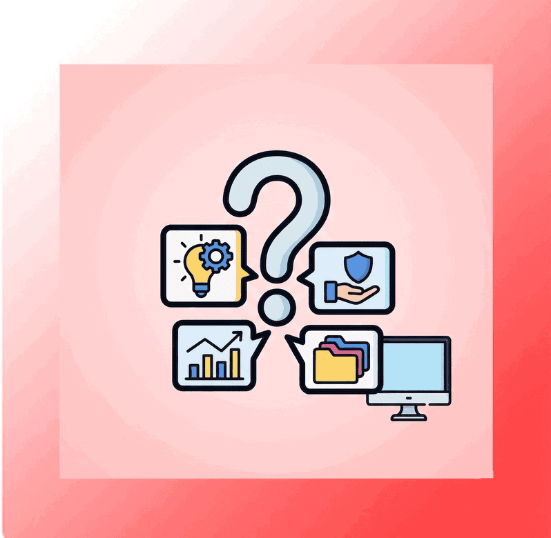 Ilustración de preguntas frecuentes sobre Google Trends