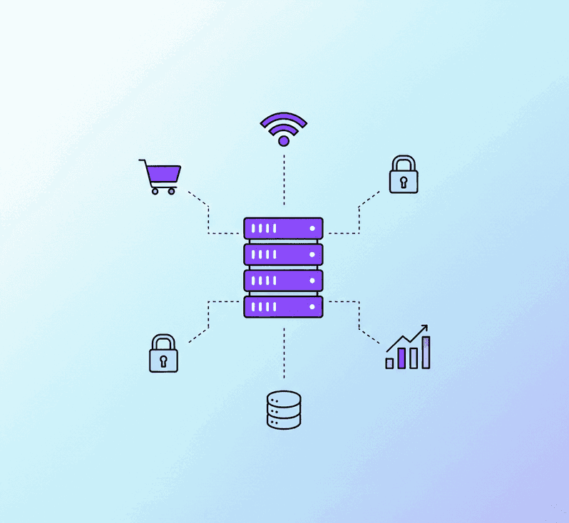Infraestructura necesaria para un ecommerce con servidor, seguridad, base de datos y rendimiento