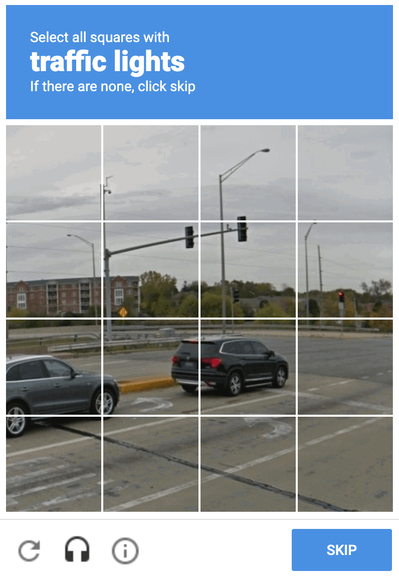 reCaptcha con imágenes