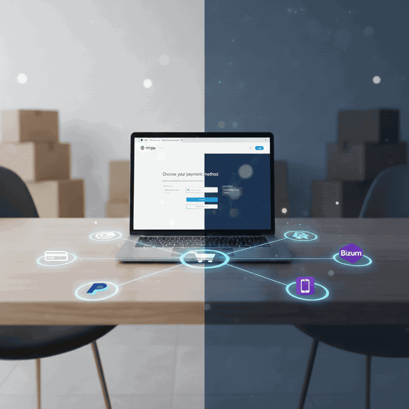 Ecommerce con múltiples pasarelas de pago activas