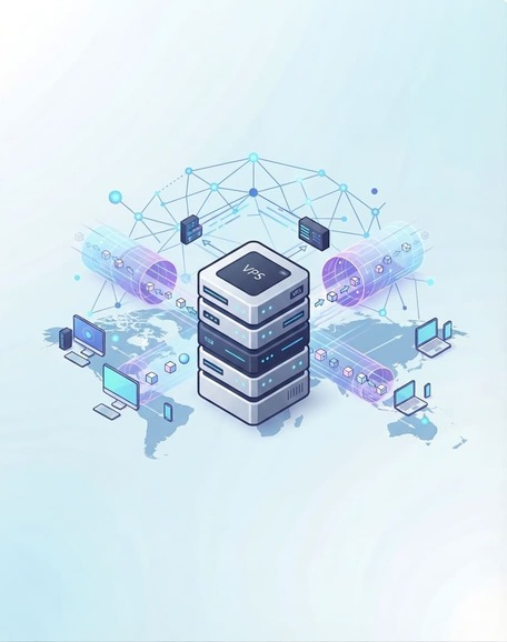 Servidor VPS como VPN propia para varios dispositivos Servidor VPS conectado a ordenadores, móviles y otros dispositivos mediante una VPN propia