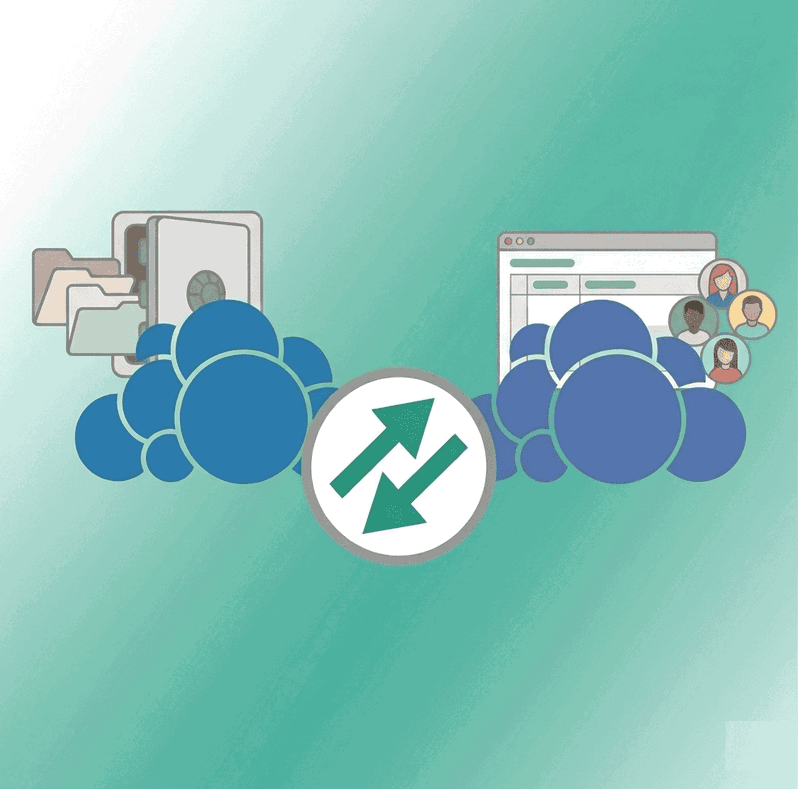 Sincronización de datos entre el almacenamiento local y el servidor OwnCloud