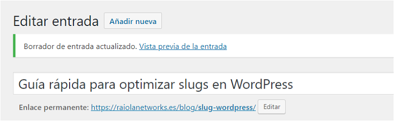 slug wordpress ejemplo