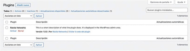 WordPress Plugin Boilerplate ejemplo