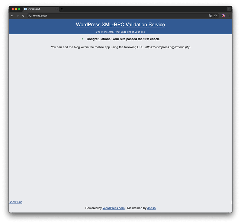 comprobar si xmlrpc.php está habilitado